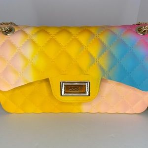 Rainbow Jelly Cross Body Bag